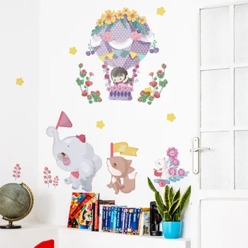 Værelse Dekoration Dyr Wall Stickers til Baby Værelser Wall Sticker Soveværelse Dekoration i Hjemmet Udsmykning Tilbehør til stuen
