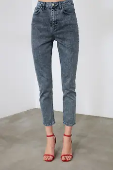 Trendyol Høj Talje Slim Fit Jeans TWOAW21JE0751
