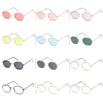 2020 Kvinder Mænd Solbriller Ocean Ark Cool Polygon-Formede Sekskant Mode Metal Ramme UV-Beskyttelse Briller solbriller UV400
