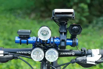 Cykelstyr Udvidet Bracket Cykel Forlygte Mount Bar Computeren Holder Lampe Legering Carbon Fiber Støtte Extender
