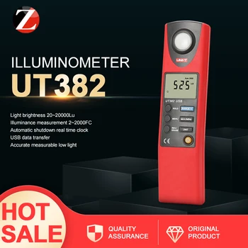 Oprindelige ENHED UT382 LCD-Display Digital Lux Meter Light Meter Luxmeter Tester Illuminometer Fotometer UT382 På Lager