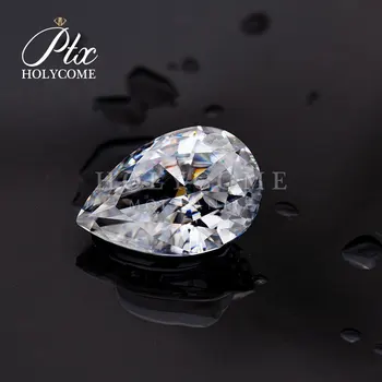 9.64X6.07X3.80mm hot salg Pære skåret i høj kvalitet G VS2 løs moissanite leverandør til diamond ring gratis carvingwholesale