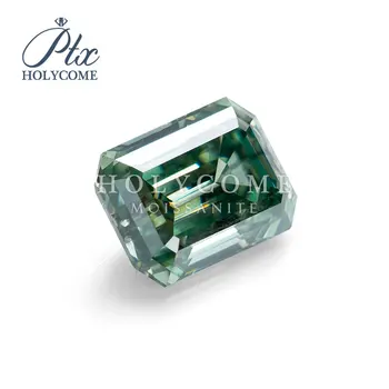 4.5x5.5mm hot salg Grønne Smaragd Moissanite Diamant GRA Holycome moissanite leverandør, fabrik, der direkte levering Gemstone for ring