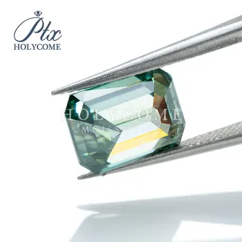 4.5x5.5mm hot salg Grønne Smaragd Moissanite Diamant GRA Holycome moissanite leverandør, fabrik, der direkte levering Gemstone for ring