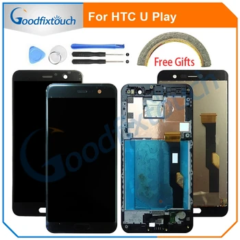 LCD-Skærm Til HTC U Spiller LCD Display+Touch Screen Digitizer Assembly Med Ramme Touch-Panel Til HTC UPlay Udskiftning Del