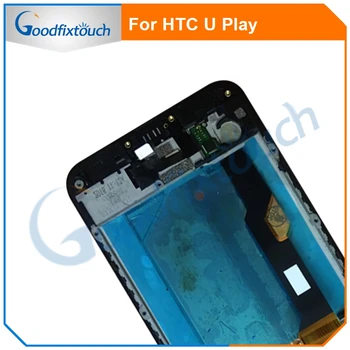 LCD-Skærm Til HTC U Spiller LCD Display+Touch Screen Digitizer Assembly Med Ramme Touch-Panel Til HTC UPlay Udskiftning Del