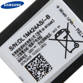 Original Samsung Batteri EB-BR760ABE For Samsung Gear S3 Frontier / Classic EB-BR760A SM-R760 SM-R770 SM-R765 380mAh
