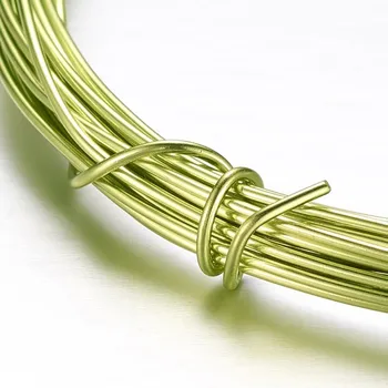 10 ruller 0.8/1.0/1.5/2.5/3mm Aluminium Wire Blødt Metal Til gør det selv Smykker Lave Halskæder, Armbånd, Fodlænker Håndværk Forsyninger