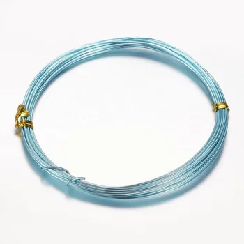 10 ruller 0.8/1.0/1.5/2.5/3mm Aluminium Wire Blødt Metal Til gør det selv Smykker Lave Halskæder, Armbånd, Fodlænker Håndværk Forsyninger