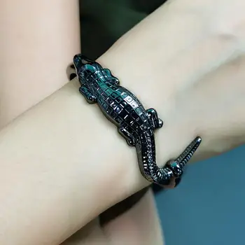 MANILAI Gamle Legering Krokodille Armbånd, Manchet Temperament Statement Armbånd Armbånd Til Kvinder Designer Smykker 2020