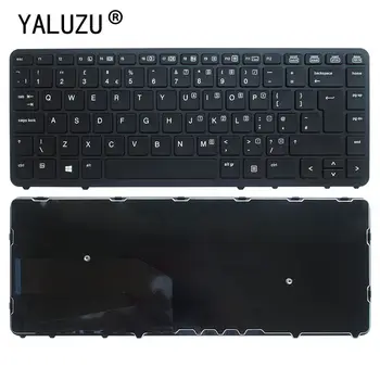 YALUZU Nye engelske Laptop tastatur til HP EliteBook 840 G1 850 G1 840 G2 850 G2-Serie UK layout, Uden Baggrundsbelyst pegepind