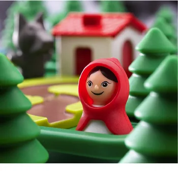 Smart IQ Challenge Bord Spil Little Red Riding Hood Puslespil Legetøj For Børn Med dansk Løsning Speelgoed Brinquedo