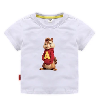 Børn T-Shirts til Baby Drenge Kort Ærme T-shirts Sommeren 2020 Alvin og De frække Jordegern Tee Børn Tøj Kostume Kids Shirts