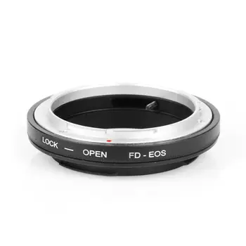 Høj kvalitet Aluminium Metal-Mount-Adapter Ring for FD-EOS Canon FD Linse-EOS EF DSLR-Kamera, Videokamera Tilbehør