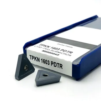 TPKN1603 TPKN 1603 PDTR LT30 hård legering blade PVD-belagt eksterne drejning af CNC blade bearbejdning af rustfrit stål, støbejern