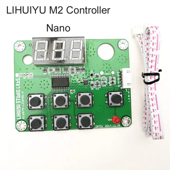 1 sæt LIHUIYU M2 Nano CO2-Laser-Controller Mor hovedyrelsen + Kontrolpanel + Dongle B System Cutter Engraver DIY 3020 3040 K40