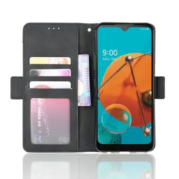 For LG G8X ThinQ Flip Case Luksus Wallet Cover 360 Beskyttelse for LG g8 ' s ThinQ Tilfælde LG G8 X G 8 S Tynd Q-Læder-Kort Slot Funda