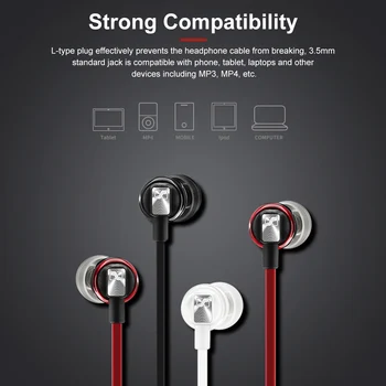 Sennheiser CX3.00 Dyb Bas Hovedtelefoner 3,5 mm Stereo Dynamisk Headset Sport Earbuds HD-Opløsning Hovedtelefon til iPhone Androd
