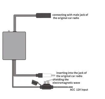 Ant-208 radio forstærker, universal car radio, bil, FM-antenne, signal booster