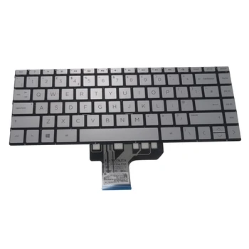 Udskiftning tastatur til en HP ENVY 13-AH 13-ah0010nr 13-ah0034cl 13-ah0051wm Tastatur med baggrundsbelysning sølv UK British oprindelige