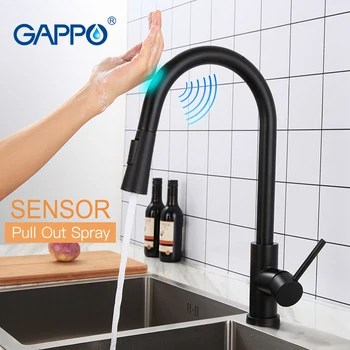 GAPPO Rustfrit Stål-Touch Kontrol Køkken Vandhaner Smart Sensor køkkenbatteri Touch Vandhane til Køkken Trække sig Ud Vasken TapsY40112