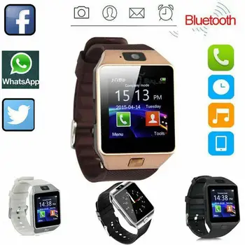 Tv Smart Ur dz09 Med Kamera, Bluetooth-Se SIM-Støtte Til Ios sprog Multi Card Telefoner Android-Smartwatch