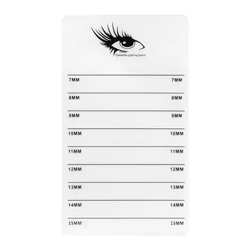Hot Salg Enkelte Eyelash Extension Stå Akryl Pad Lash Magasin Holder 7-15mm Makeup Tools Paletten Lash Extension Indehaveren Kort
