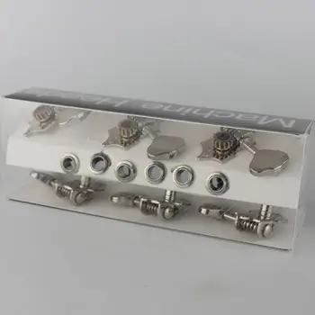 1 Sæt Ægte Grover Vintage Guitar Machine Heads-Tunere Nikkel Tuning Pinde V97 Fra Taiwan
