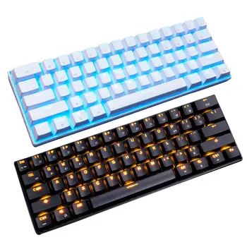 RK61 Trådløse Mekanisk Tastatur Med LED-Belyst Tastatur Anti-skid Gaming-Tastaturer Til PC Tablet Tilbehør