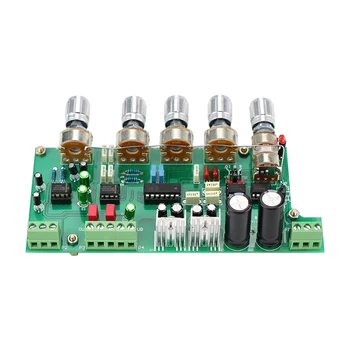 GHXAMP 2.1 Subwoofer-Forstærker NE5532 Preamp Tone Control Board 3 kanal TL072 Diskant Bas justering
