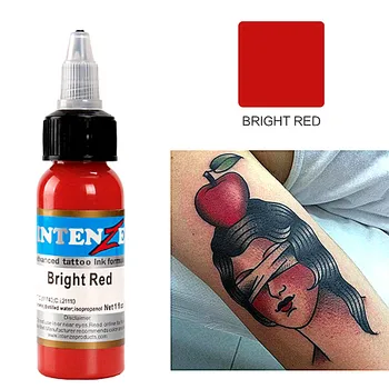 Permanent tatovering ink 30ml 7 farver, der er angivet tatoveringer pigment indstillet til tatovering blæk farve sæt