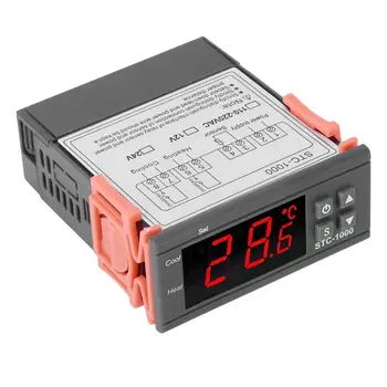Digital MH1210E Alle Formål Temperatur Controller Compatibled Køle-Kontrol Termostat Med NTC Sensor AC 220V