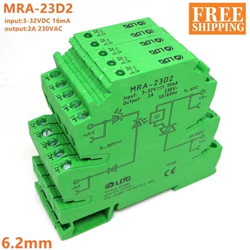 5PCS MRA-23D2 Mini 6.2 mm 2A Input: 3-32V DC Solid State Relæ Relæ Modul