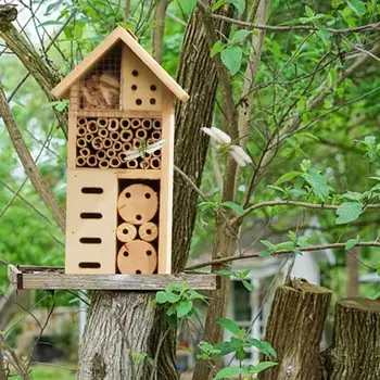 Træ-Insekt, Bi Butterfly House Træ Fejl Værelses Hotel Shelter Have Dekoration Reder Max Insekter Boks for Offentlig Have