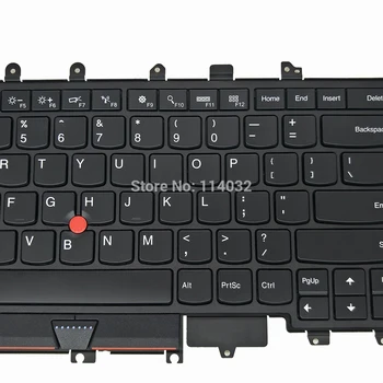 OS baggrundsbelyst tastatur SN20H34951 til lenovo ThinkPad X1 x1c yoga 1. gen 20FQ 20FR 2016 sort med Pointer SN20H34910 00PA042