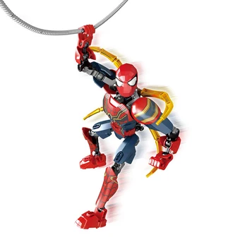 2020 Avengers Super Hero Samling Action Figur Spider Mand Deadpool Batman Superman Marvel byggesten Dukke Legetøj for Børn
