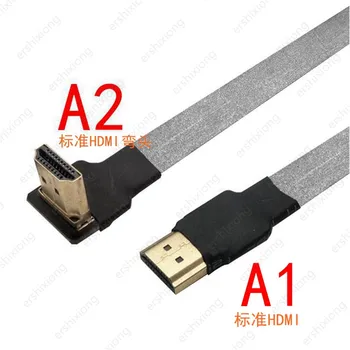 Nye Anti-indblanding HDMI-Kabel Ultralet FPV HDMI han til Mini/Micro HDMI hun FPC 10 cm 20 cm 30 cm 50 cm for GH4 GoPro BMPCC