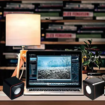 3,5 mm Audio Jack Bærbar Desktop-Computer USB-Højttaler Til PC/Phones/MP3/MP4 Mini Bærbare Kompakt Stereo Lille Torv 2019