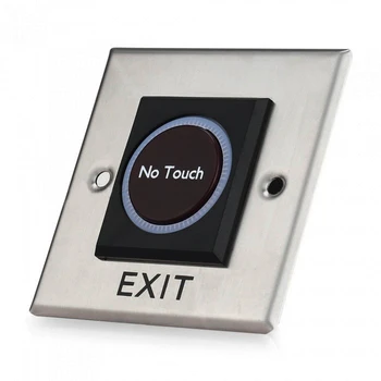 Infrarød Sensor-Knappen Switch Ikke Røre Kontaktløse panels Exit-Knappen med LED Indikation For adgangskontrol dørkontakt
