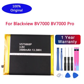 3500mAh genopladeligt batteri til Blackview BV7000 BV7000 Pro V575868P lithium polymer mobiltelefon batteri uden værktøj