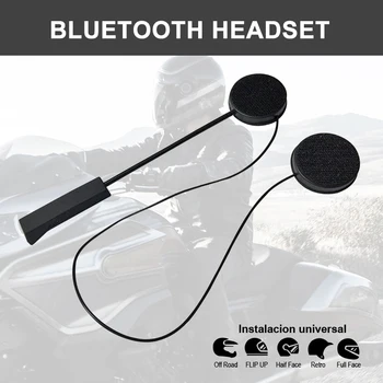 4.1+EDR Bluetooth-Hovedtelefon Anti-indblanding For Motorcykel Hjelm Riding håndfri Hovedtelefoner USB-opladning, Hjelm Headset