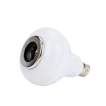 LED Pære med Integreret Bluetooth Højttaler 12W E27 E26 RGB Ændre Lampe Trådløse Stereo-Lyd med 18 Taster Fjernbetjening