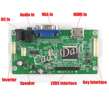HDMI VGA Audio LCD-Controller Board for 17.3