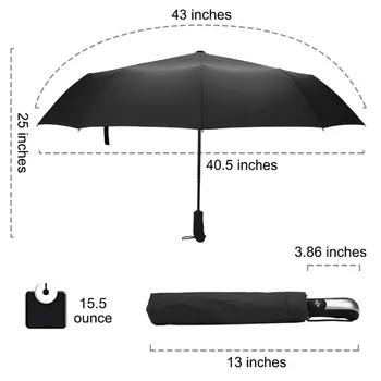 Vind Resistent Folde Automatisk Paraply mænd Luksus Stor Vindtæt Paraply Regn Kvinder Mandlige Paraply