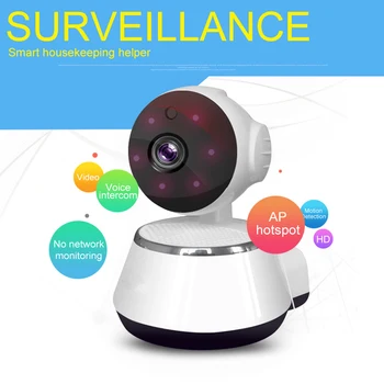 720P IP Sikkerhed Kamera Kamera Overvågning Kamera WiFi Trådløst CCTV Kamera Overvågning Night Vision Baby Monitor Pet Kamera