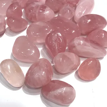 Naturlige Lyserøde Roser Kvarts Krystal Sten, grus perler Rock Chip perler Heldig Healing Naturlige Sten og Mineraler Sundhed Dekoration