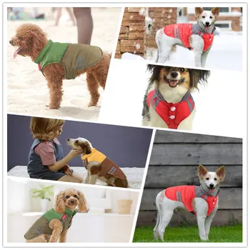 Idepet Vinter Hund Tøj Til Små Hunde Reflekterende Sikker Design Varm Pet Frakke Jakke Til Stor Hvalp Fransk Chihuahua Outfits 50