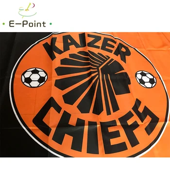 Flag Sydafrika Kaizer Chiefs FC 3 ft*5ft (90*150 cm) Størrelse Julepynt til Hjem Flag Banne Gaver