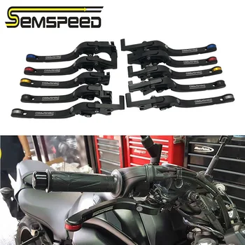 Motorcykel Bremse, Kobling Løftestænger For Yamaha YZF-R1/R1M/R1S-2020 YZF-R6 2017-2019 2020 Semspeed Sammenklappelig Justerbar CNC-greb