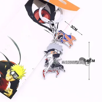 1/5pcs Mode smykker vedhæng Naruto Kakashi Hatake figur dukke metal Halskæde Nøglering vedhæng til Mænd, kvinder God GAVE
